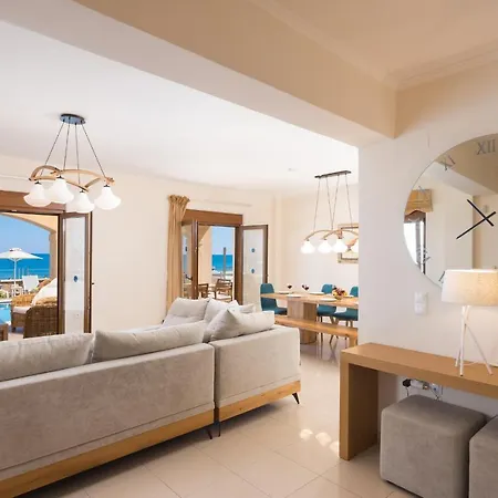 Irida Beachfront For 12 Steps To Amenities * Rethimnon
