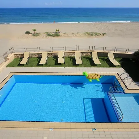 Irida Beachfront For 12 Steps To Amenities Villa Rethimnon