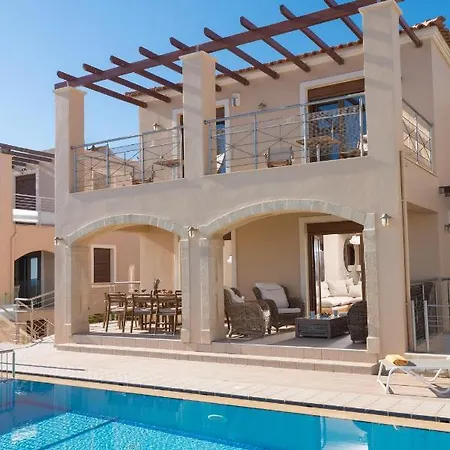 Villa Irida Beachfront For 12 Steps To Amenities *