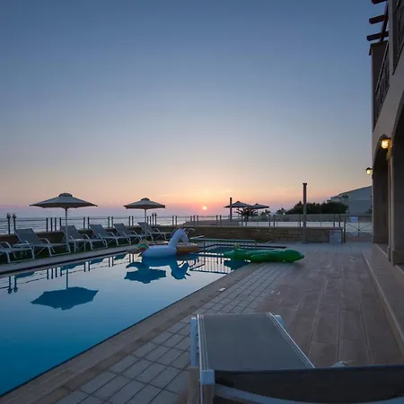 Villa Irida Beachfront For 12 Steps To Amenities