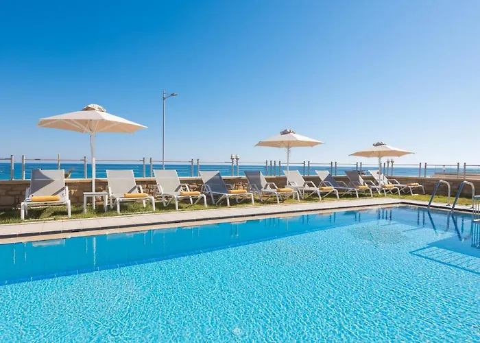 Villa Irida Beachfront For 12 Steps To Amenities *