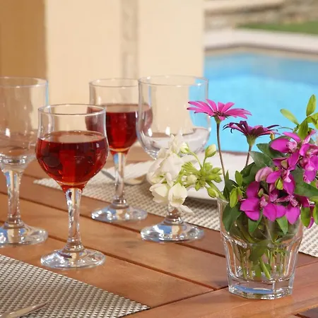 Irida Beachfront For 12 Steps To Amenities Villa